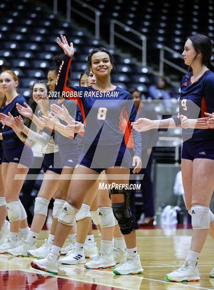 Thumbnail 3 in Brandeis vs. Bridgeland (UIL Volleyball 6A Semifinals) photogallery.