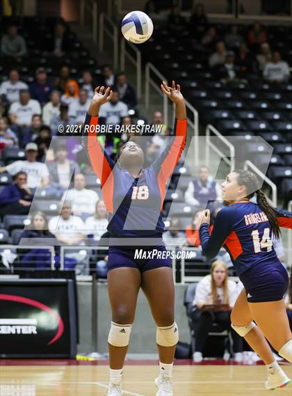Thumbnail 2 in Brandeis vs. Bridgeland (UIL Volleyball 6A Semifinals) photogallery.