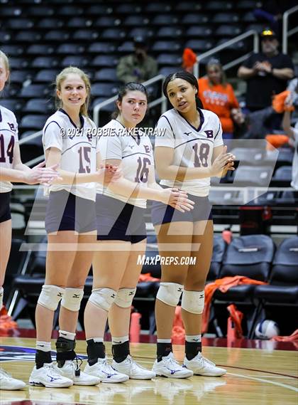 Thumbnail 1 in Brandeis vs. Bridgeland (UIL Volleyball 6A Semifinals) photogallery.
