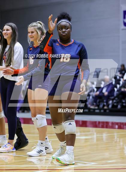 Thumbnail 2 in Brandeis vs. Bridgeland (UIL Volleyball 6A Semifinals) photogallery.
