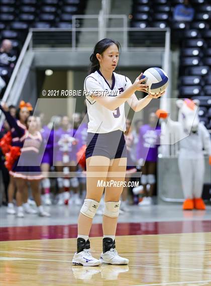 Thumbnail 3 in Brandeis vs. Bridgeland (UIL Volleyball 6A Semifinals) photogallery.