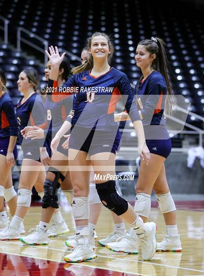 Thumbnail 2 in Brandeis vs. Bridgeland (UIL Volleyball 6A Semifinals) photogallery.