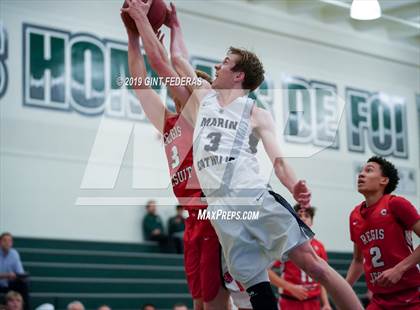 Thumbnail 2 in Regis Jesuit vs. Marin Catholic (DLS Vontoure Classic) photogallery.