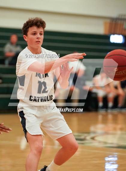 Thumbnail 2 in Regis Jesuit vs. Marin Catholic (DLS Vontoure Classic) photogallery.