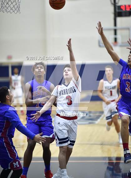 Thumbnail 1 in San Antonio Memorial vs Cornerstone Christian (SAISD Inivtational) photogallery.