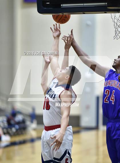 Thumbnail 1 in San Antonio Memorial vs Cornerstone Christian (SAISD Inivtational) photogallery.