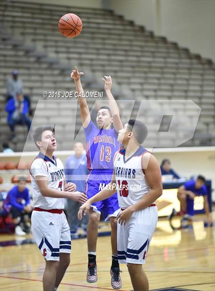 Thumbnail 2 in San Antonio Memorial vs Cornerstone Christian (SAISD Inivtational) photogallery.