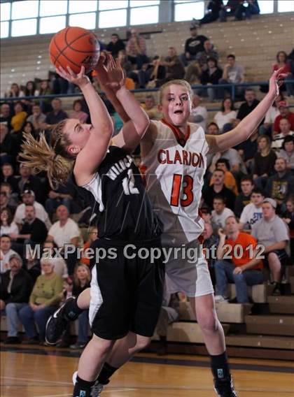 Thumbnail 1 in Clarion Area vs. Homer-Center (PIAA Class A First Round) photogallery.
