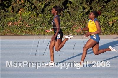 Thumbnail 3 in CIF State Championships - 100m Dash (Girls - Friday) photogallery.