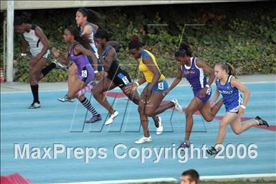Thumbnail 2 in CIF State Championships - 100m Dash (Girls - Friday) photogallery.