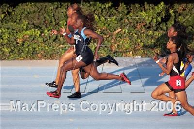 Thumbnail 2 in CIF State Championships - 100m Dash (Girls - Friday) photogallery.