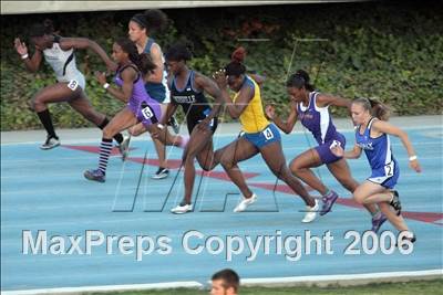 Thumbnail 3 in CIF State Championships - 100m Dash (Girls - Friday) photogallery.