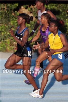 Thumbnail 2 in CIF State Championships - 100m Dash (Girls - Friday) photogallery.