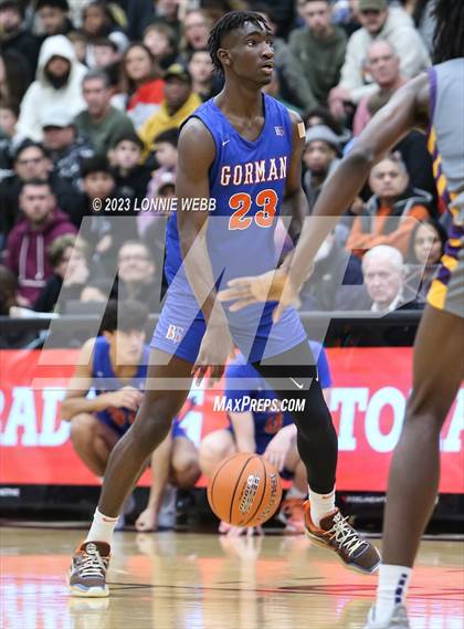 Thumbnail 1 in Bishop Gorman vs. Camden (Spalding Hoophall Classic) photogallery.