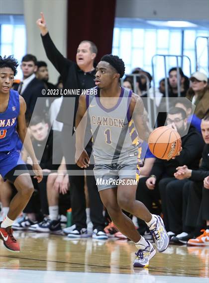 Thumbnail 2 in Bishop Gorman vs. Camden (Spalding Hoophall Classic) photogallery.