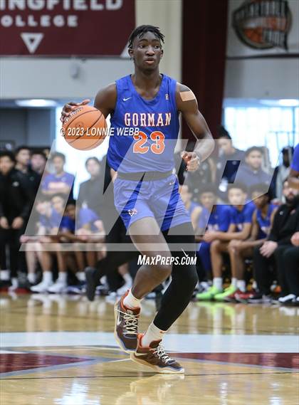 Thumbnail 1 in Bishop Gorman vs. Camden (Spalding Hoophall Classic) photogallery.