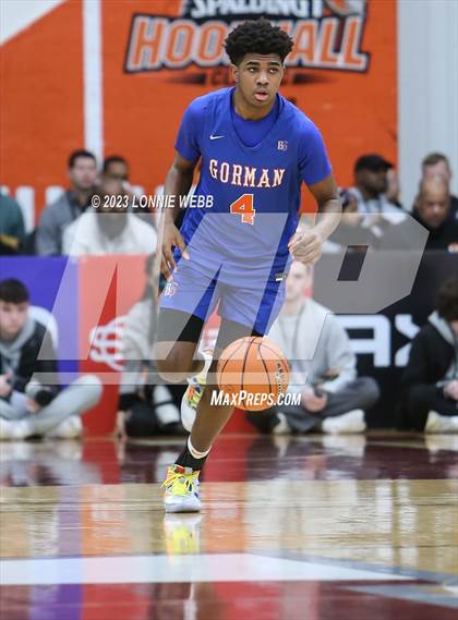 Thumbnail 1 in Bishop Gorman vs. Camden (Spalding Hoophall Classic) photogallery.