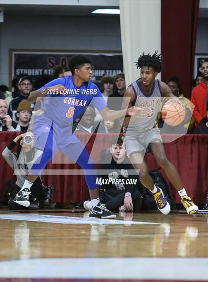 Thumbnail 1 in Bishop Gorman vs. Camden (Spalding Hoophall Classic) photogallery.