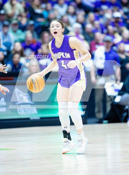 Thumbnail 3 in Lumpkin County vs Hebron Christian Academy (GHSA 3A State Championship) photogallery.