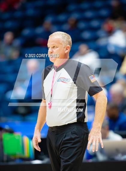 Thumbnail 1 in Lumpkin County vs Hebron Christian Academy (GHSA 3A State Championship) photogallery.