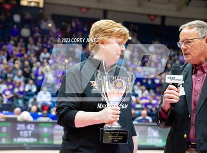Thumbnail 2 in Lumpkin County vs Hebron Christian Academy (GHSA 3A State Championship) photogallery.