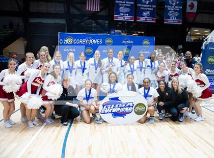Thumbnail 3 in Lumpkin County vs Hebron Christian Academy (GHSA 3A State Championship) photogallery.