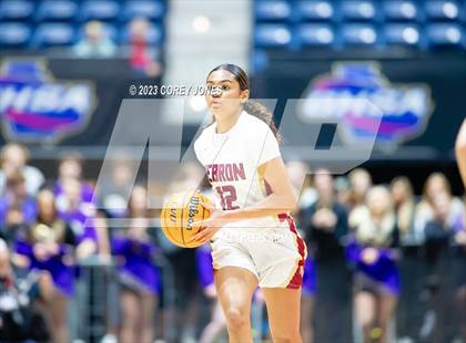 Thumbnail 2 in Lumpkin County vs Hebron Christian Academy (GHSA 3A State Championship) photogallery.