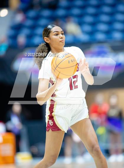 Thumbnail 3 in Lumpkin County vs Hebron Christian Academy (GHSA 3A State Championship) photogallery.