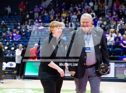 Thumbnail 3 in Lumpkin County vs Hebron Christian Academy (GHSA 3A State Championship) photogallery.