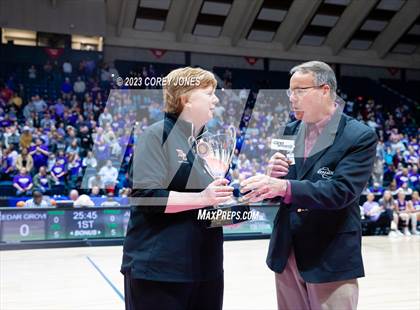 Thumbnail 1 in Lumpkin County vs Hebron Christian Academy (GHSA 3A State Championship) photogallery.