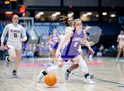 Thumbnail 3 in Lumpkin County vs Hebron Christian Academy (GHSA 3A State Championship) photogallery.