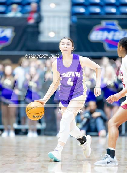 Thumbnail 3 in Lumpkin County vs Hebron Christian Academy (GHSA 3A State Championship) photogallery.