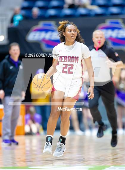 Thumbnail 2 in Lumpkin County vs Hebron Christian Academy (GHSA 3A State Championship) photogallery.