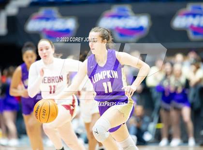 Thumbnail 3 in Lumpkin County vs Hebron Christian Academy (GHSA 3A State Championship) photogallery.