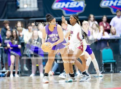 Thumbnail 2 in Lumpkin County vs Hebron Christian Academy (GHSA 3A State Championship) photogallery.