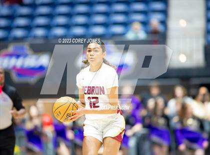 Thumbnail 1 in Lumpkin County vs Hebron Christian Academy (GHSA 3A State Championship) photogallery.