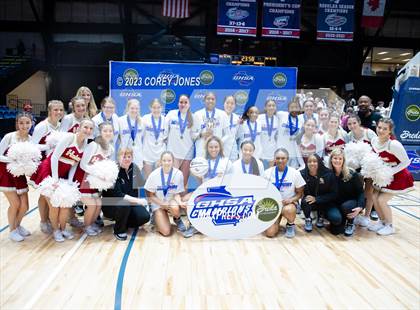 Thumbnail 2 in Lumpkin County vs Hebron Christian Academy (GHSA 3A State Championship) photogallery.