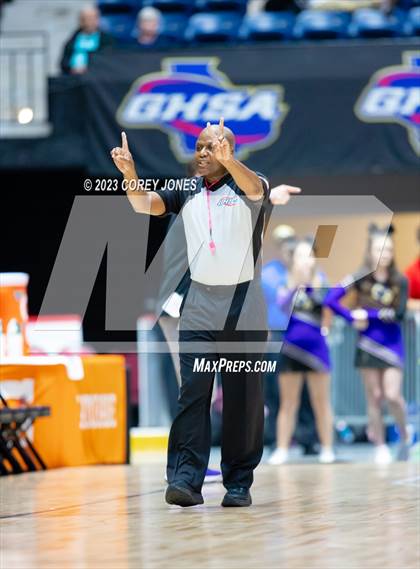 Thumbnail 1 in Lumpkin County vs Hebron Christian Academy (GHSA 3A State Championship) photogallery.