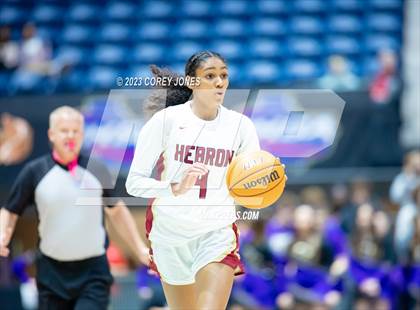 Thumbnail 1 in Lumpkin County vs Hebron Christian Academy (GHSA 3A State Championship) photogallery.