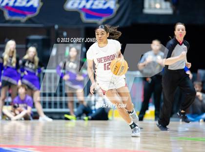 Thumbnail 3 in Lumpkin County vs Hebron Christian Academy (GHSA 3A State Championship) photogallery.