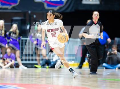 Thumbnail 2 in Lumpkin County vs Hebron Christian Academy (GHSA 3A State Championship) photogallery.