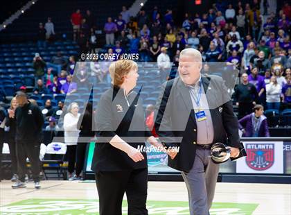 Thumbnail 2 in Lumpkin County vs Hebron Christian Academy (GHSA 3A State Championship) photogallery.