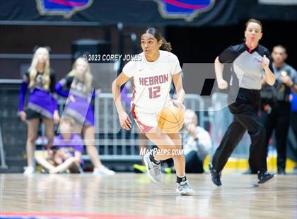 Thumbnail 1 in Lumpkin County vs Hebron Christian Academy (GHSA 3A State Championship) photogallery.