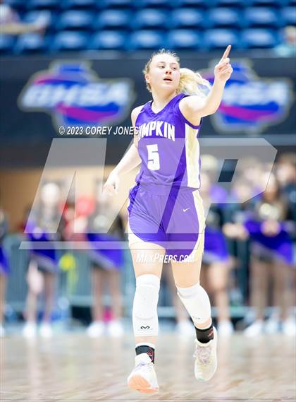Thumbnail 3 in Lumpkin County vs Hebron Christian Academy (GHSA 3A State Championship) photogallery.