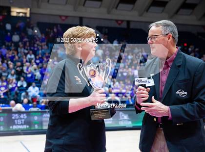 Thumbnail 2 in Lumpkin County vs Hebron Christian Academy (GHSA 3A State Championship) photogallery.
