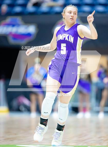 Thumbnail 2 in Lumpkin County vs Hebron Christian Academy (GHSA 3A State Championship) photogallery.
