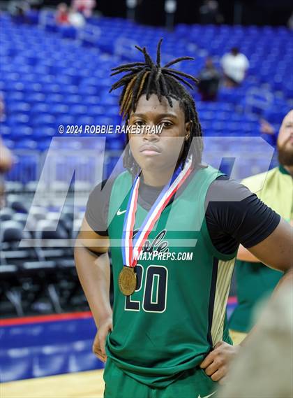 Thumbnail 3 in Cole @ Hitchcock (UIL 3A Basketball Semifinal Medal Ceremony) photogallery.