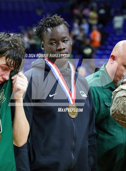 Thumbnail 2 in Cole @ Hitchcock (UIL 3A Basketball Semifinal Medal Ceremony) photogallery.