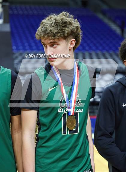 Thumbnail 3 in Cole @ Hitchcock (UIL 3A Basketball Semifinal Medal Ceremony) photogallery.