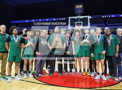 Thumbnail 2 in Cole @ Hitchcock (UIL 3A Basketball Semifinal Medal Ceremony) photogallery.